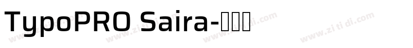 TypoPRO Saira字体转换